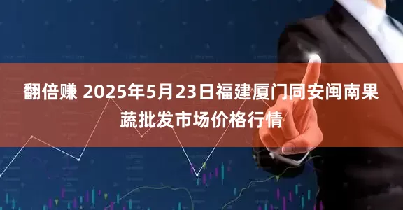 翻倍赚 2025年5月23日福建厦门同安闽南果蔬批发市场价格行情